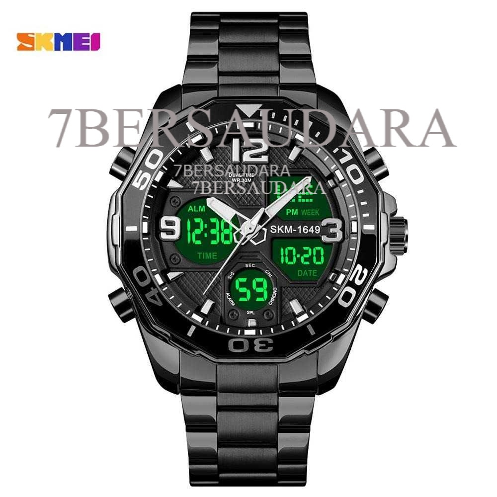 SKMEI Jam Tangan Analog Digital Pria Stainless Steel - 1649
