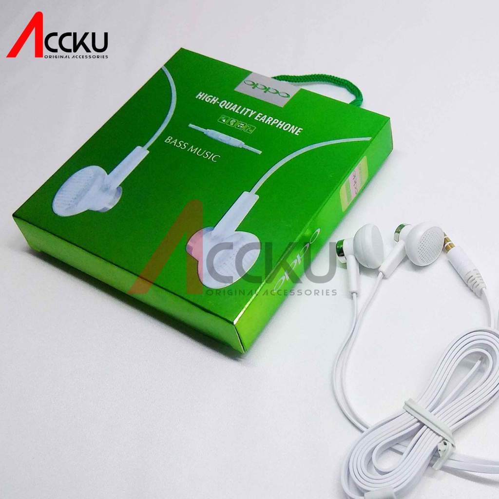 [ Bass Music Ear bud ] Handsfree Headset Earphone Bass Music Earbuds Super Bass Music Handsfree Hi Ress Model Non Karet