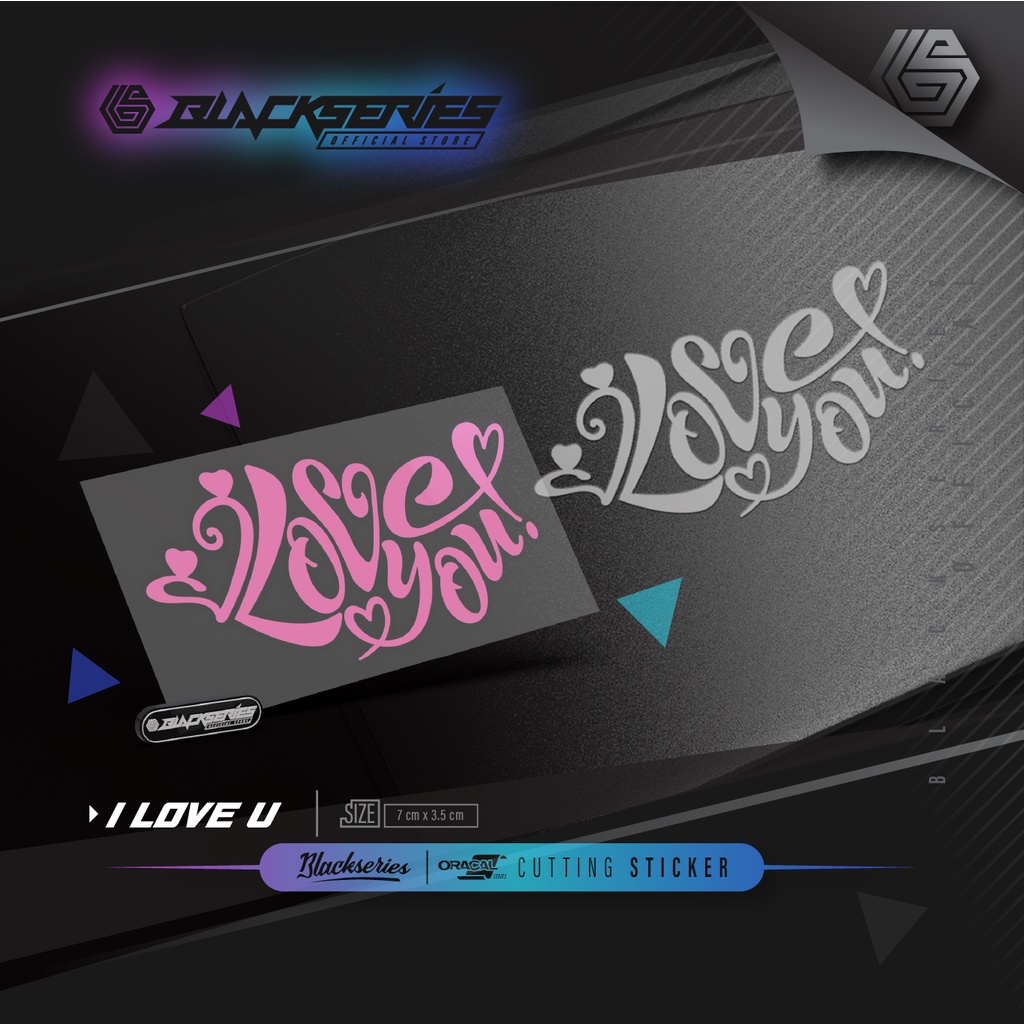 Cutting Stiker I Love You | Stiker I Love You | Love