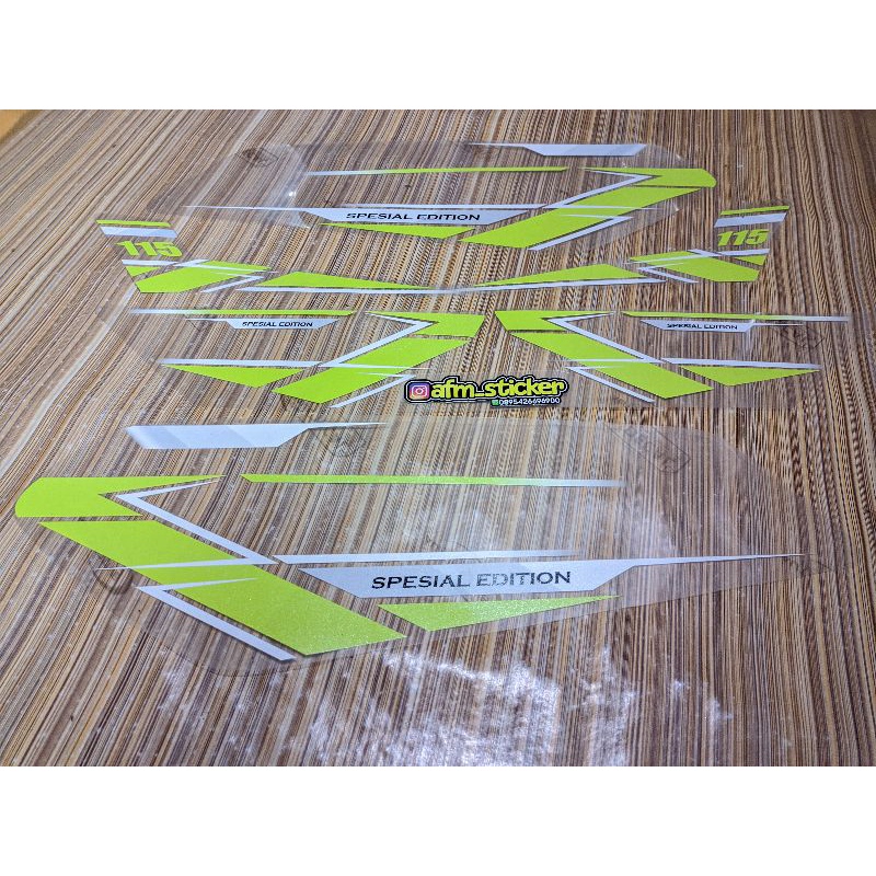 Striping Rx Spesial Transparan || Striping Rx Spesial || Striping Rx Spesial Lis Hijau Stabilo (COD)