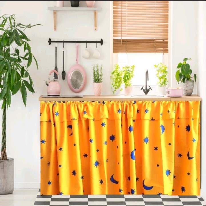 gorden kolong meja dapur hordeng kitchen set tirai dapur