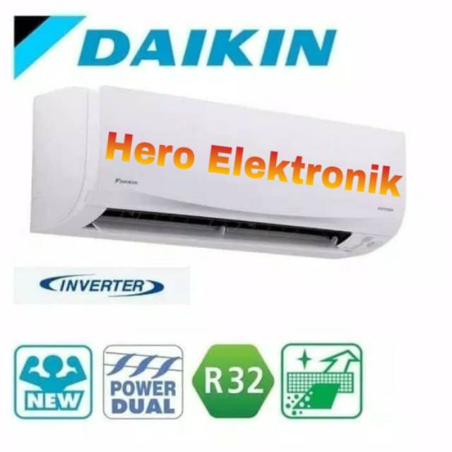Ac Daikin Flash inverter 1/2 PK FTKQ-15SV