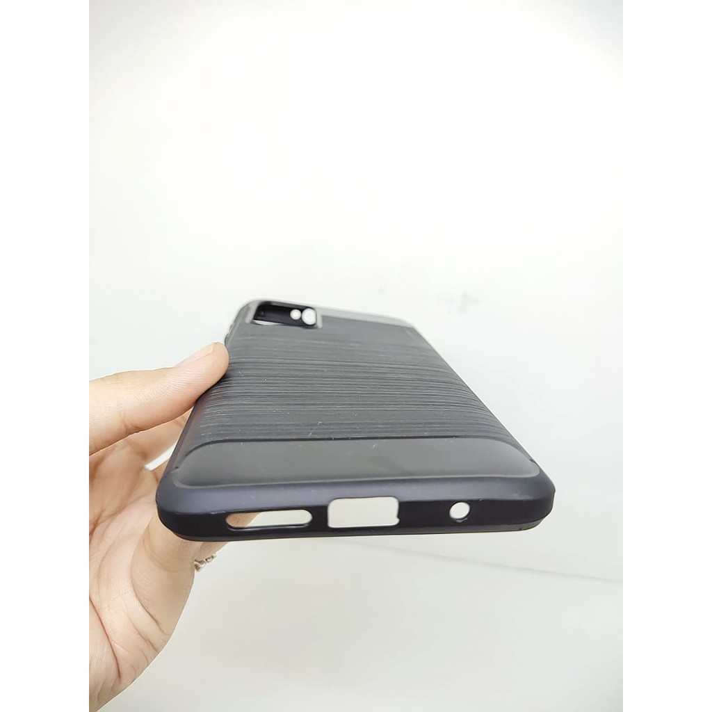 Case Slim Fit Carbon Xiaomi Redmi 9T 6.53 inchi Softshell Fiber Multi Carbon Anti Melar