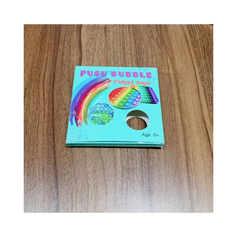POP IT Fidget Toy mainan untuk penghilang stres pada anak Push bubble toy READY-BOX SAJA 3 PC