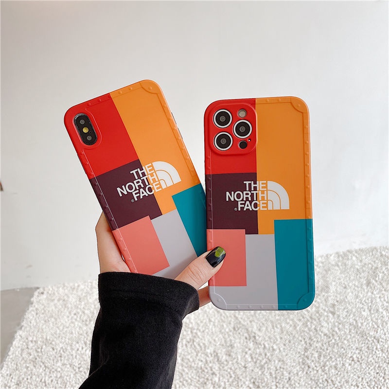 North Face Case Pelindung Handphone Shockproof Untuk IPhone 12 13 11 Pro Max X Xs Max Xr Bmp4