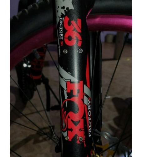 [ORIGINAL][ PROMO ] Fork guard Sepeda Mtb Motif Fox Rockshocx / Pelindung Fork Sepeda Mtb - Pelindun