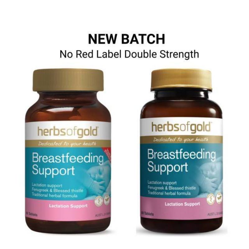 TERMURAH ! Herbs of Gold Breastfeeding Support Double Strength