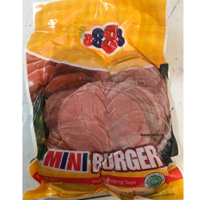 

8888 Beef Burger Mini isi 20pcs