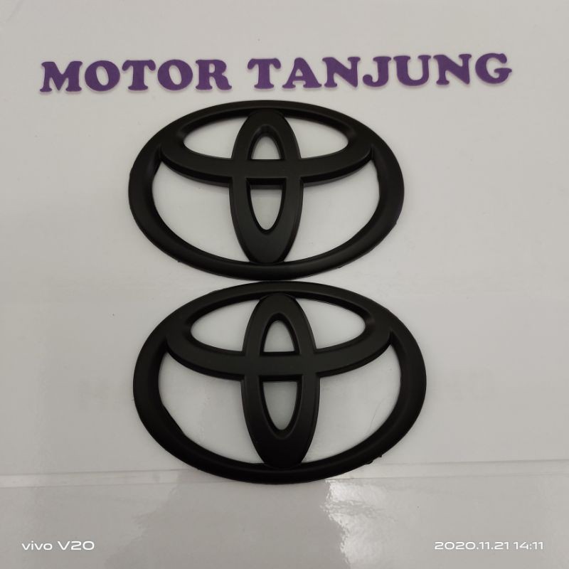 emblem logo Avanza VVT-i 2004-2011 set depan dan belakang