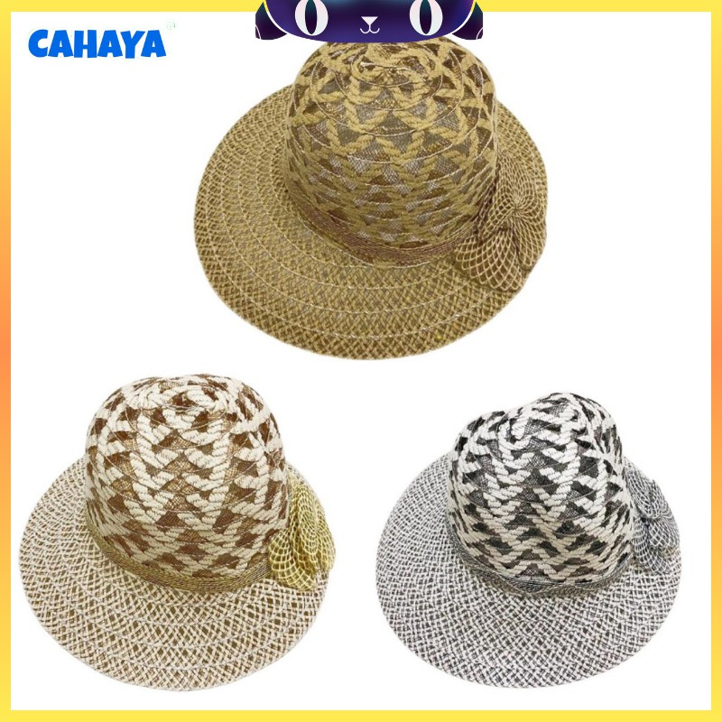 Topi Pantai Rajut Anyaman Goni T5