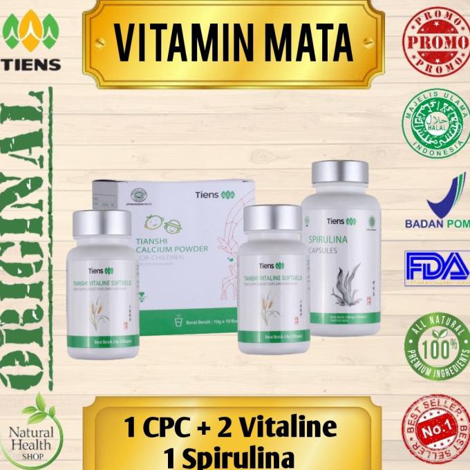Vitamin Mata Tiens / Obat Mata minus plus silinder Tianshi