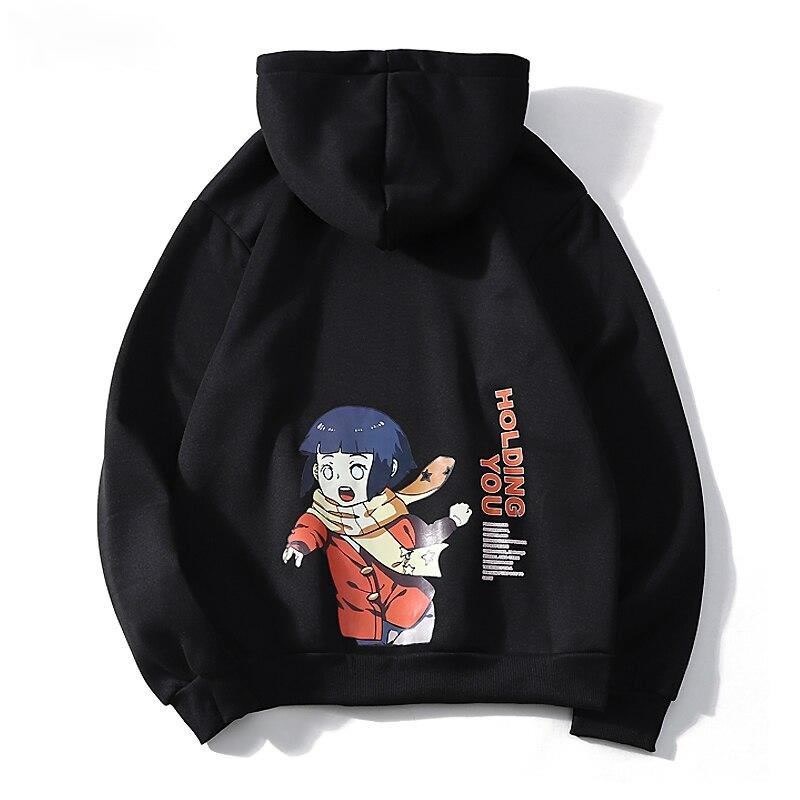 PROMO COD Hoodie Couple Pasangan Pria Wanita Hoodie Uniseks Akatsuki Hinata Harajuku Pakaian Pasangan Hoodie Pria Cetak Anime Jepang Pakaian Jalanan Kaus Kasual Fashion