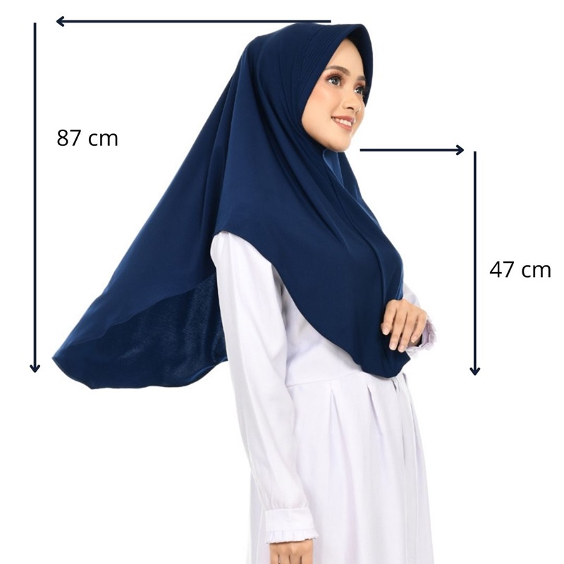 KERUDUNG BERGO/JILBAB BERGO JERSEY/JILBAB BERGO HAMIDAH MENUTUP DADA PED DAN NON PED JELITA