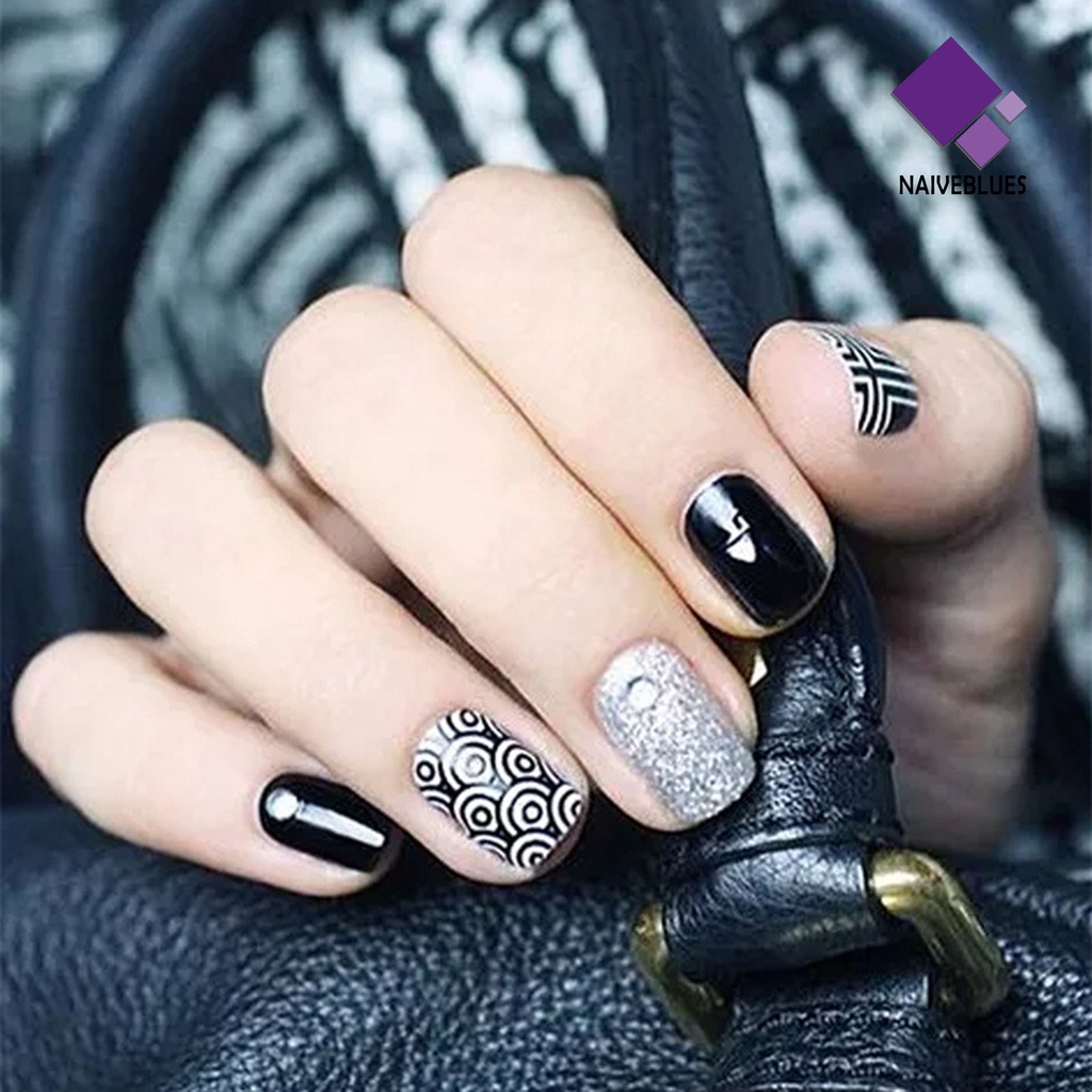 Naiveblue &gt; Kuas Nail Art Bahan Metal Untuk Wanita