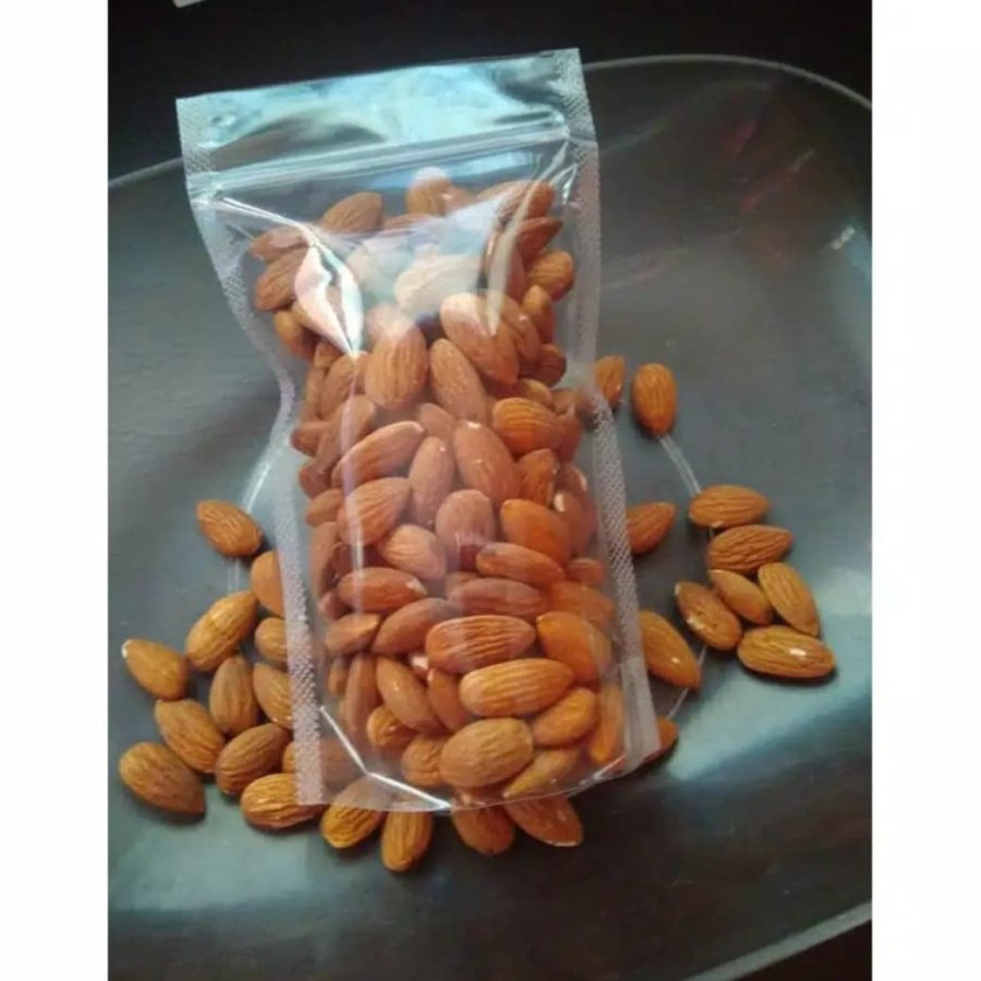 

KACANG ALMOND PANGGANG KUPAS NATURAL PRENIUM 1 KG / ROASTED ALMOND NUTS