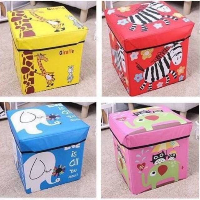 Animal Storage Box bangku organizer multifungsi kursi lipat organiser  bisa untuk simpan barang