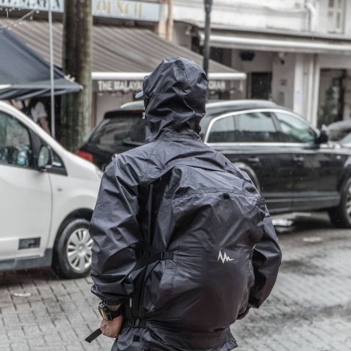 Raincoat Mountaingeer Slot Backpack - Jas Hujan Slot Backpack - Jas Hujan Outdoor - Jas Hujan Hiking