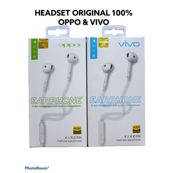 HF HEADSET OPPO RENO 4 &amp; VIVO XB-80 ORIGINAL 100% PACKING IMPORT