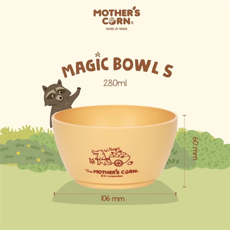 Mother's Corn Magic Bowl S - Tempat Makan Bayi