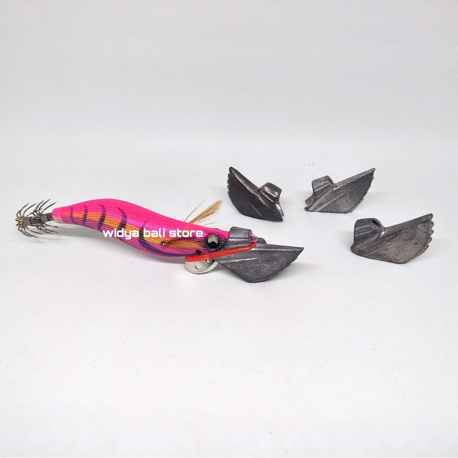 Sinker / Pemberat Umpan Pancing Cumi - Squid Jig - Eging - Copy Shimano - Timah Mancing