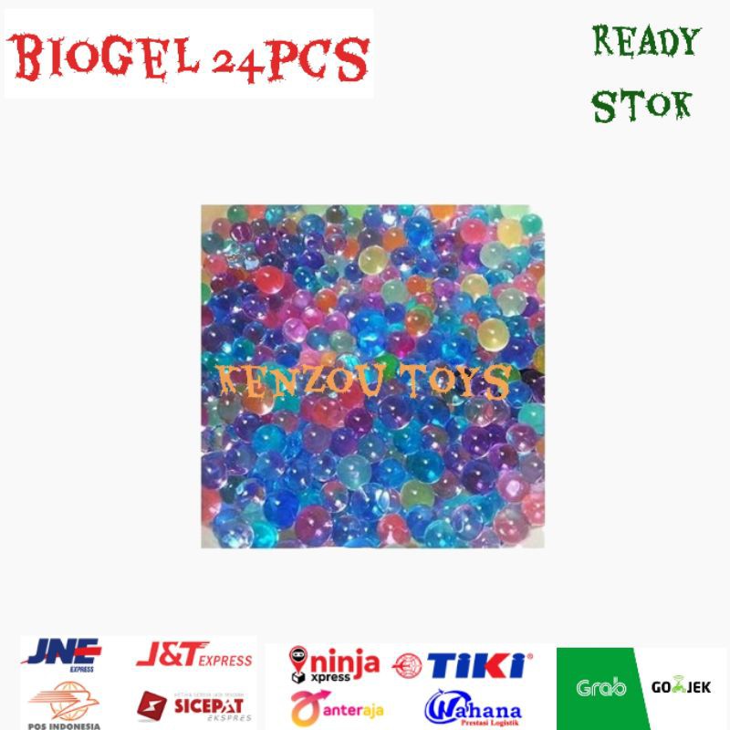 Mainan Water Beads.  biogel Anak Sensory play growing animal