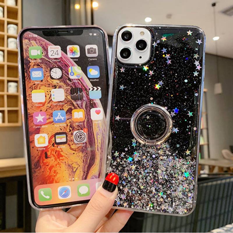 Soft Casing Silikon Case OPPO A53 A33 2020 A57 A39 F1S F11 Pro 3 5 5S 5i C3 C11 C15 C12 Pro 7 7i C17 Narzo 20 Pro Starry Sky Ring