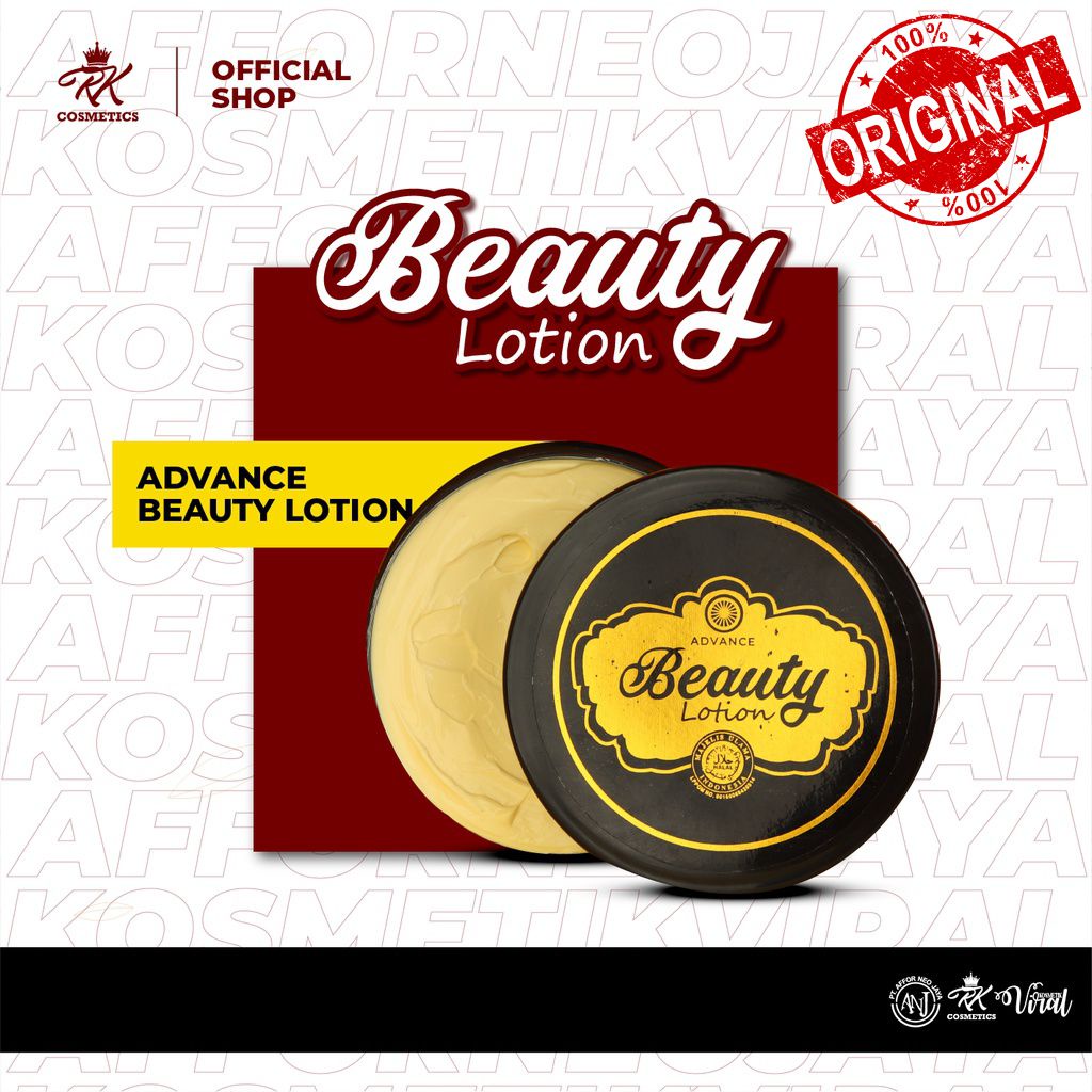 Body Lotion Handbody Bibit Pemutih Beauty Lotion RK Glow Premium Ori BPOM Kosmetik Viral