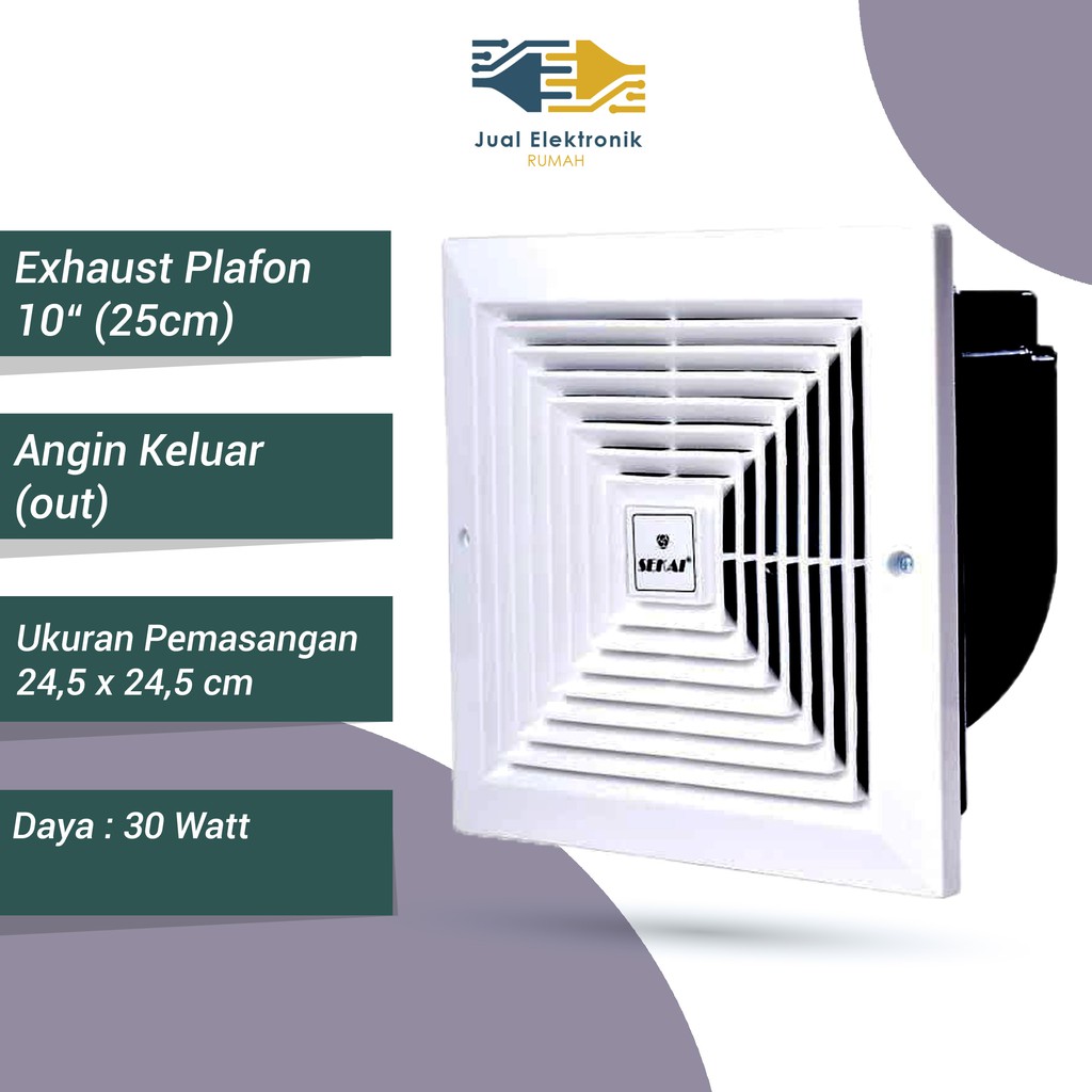 Ceiling Exhaust Sekai 10 inch  MVF1091 Kualitas Terbaik