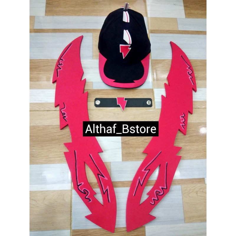 Boboiboy Halilintar Topi Gelang Pedang