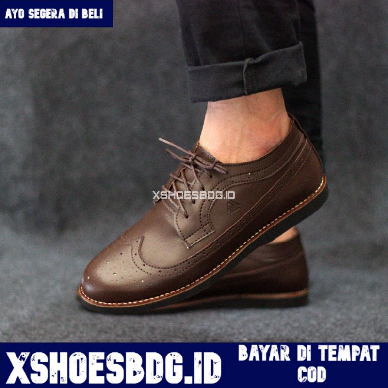 Sepatu Formal Pria Pantofel Hitam Pria Kerja Santai Kondangan Main Hitam Coklat