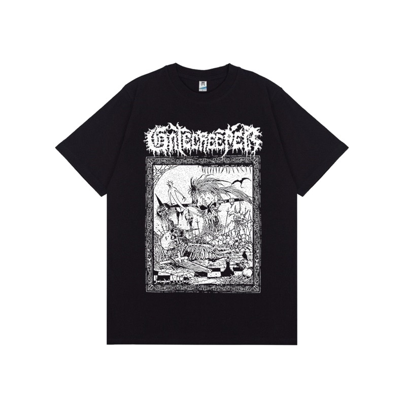 KAOS GATECREEPER DEATH METAL MERCHCONS COD BAYAR DI TEMPAT