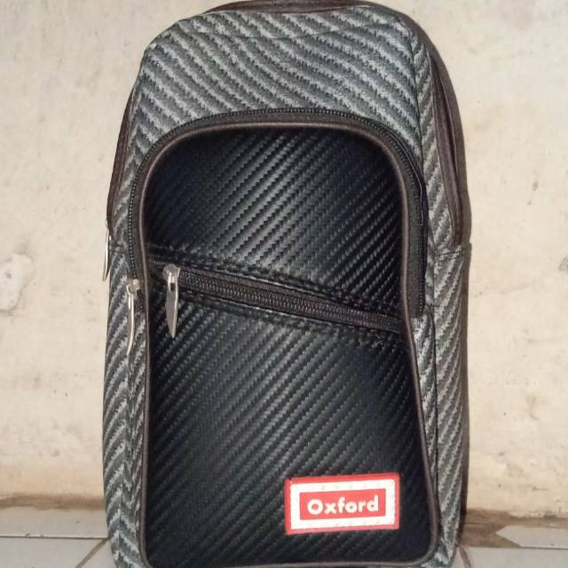 Tas Oxford slempang murah kecil bagus motif zebra