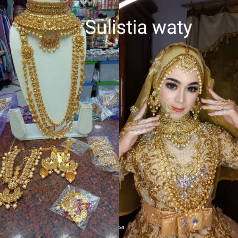 ACESORIS PENGANTIN INDIA | PERLENGKAPAN PENGANTIN MODERN |ACESORIS SET | SET ACESORIS BRIDAL INDIA