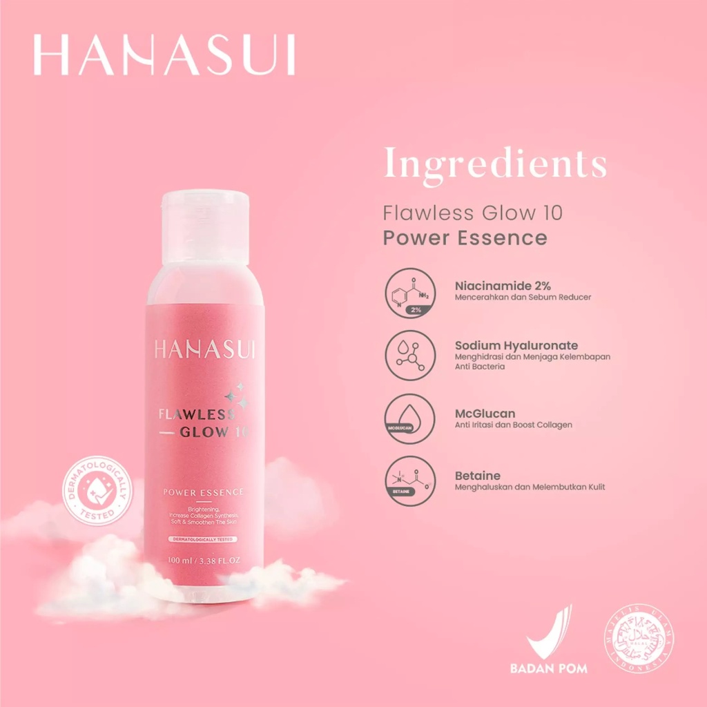 Hanasui Flawless Glow 10 Power Essence GIRLSNEED77