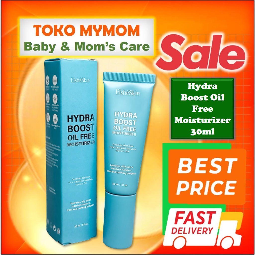 [BPOM] ElsheSkin Hydra Boost Oil Free Moisturizer 30ml Ceramide (8 Jam Kurangi Minyak Berlebih) / Skin Barrier Moisturizer / Elshe Skin / MY MOM