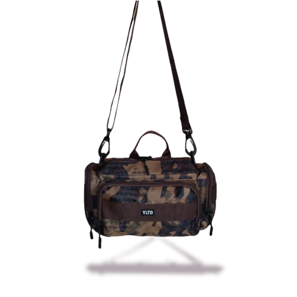 Rancis Jaya - Tas Selempang Pria Army / Tas Selempang Pria YLTD / Tas Tactical Bahan Motif Army