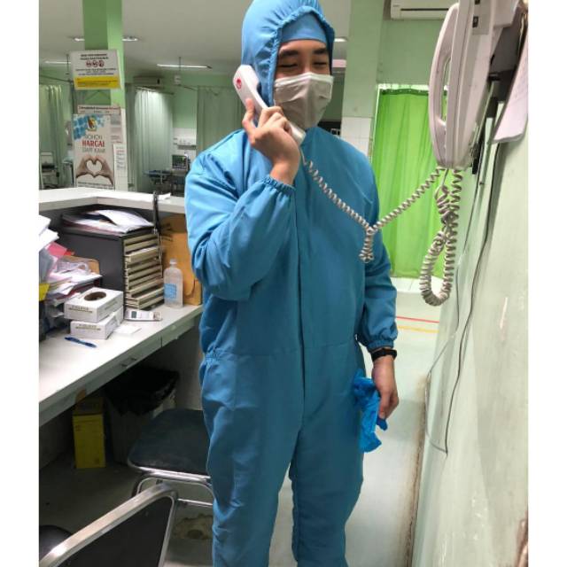 Baju APD Medis/ Hazmat Suit