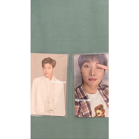 photocard pc kim namjoon rm dispenser sys dan pob be