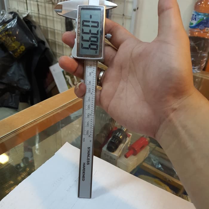 Sigmat Digital Caliper 6" Stainless hardened (angka besar)