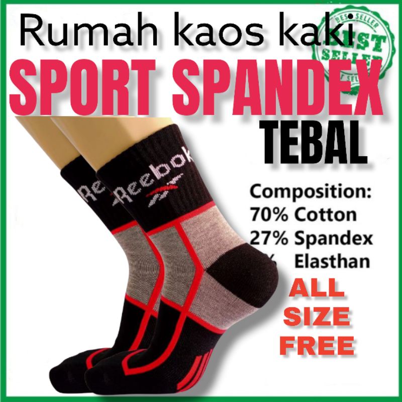 Kaos Kaki Olah raga ( NK BLK ) pria dan wanita dewasa / kaos kaki sport