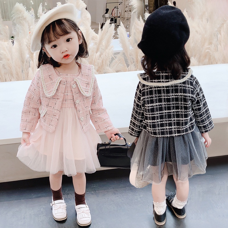 HappyOliver DRESS CHOAHEYO VEST EBV Baju Dress Anak Perempuan Import/Dress Bayi Perempuan/Gaun Bayi Perempuan/Dress Pesta/Dress Bayi