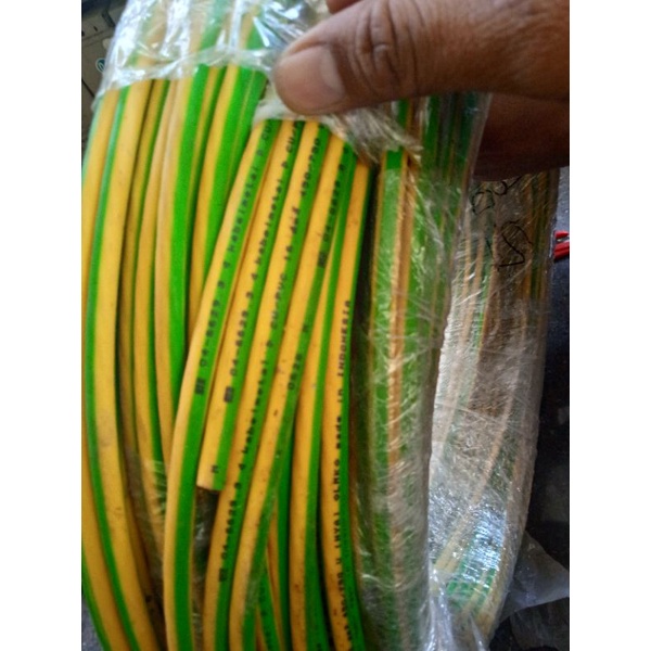 Jual Kabel Grounding Mm Kabel Nya Mm Yellow Green Shopee Indonesia