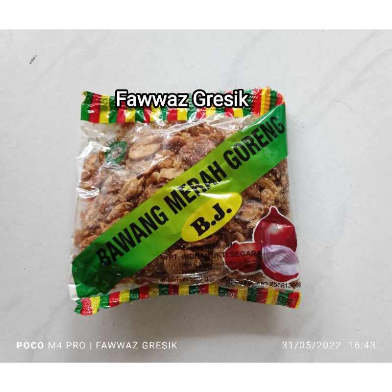 Bawang Merah Goreng BJ 50gr / Bawang Putih Goreng Sinti 50 gram Renyah