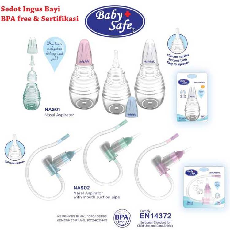 NASAL ASPIRATOR PT0001 LUSTY BUNNY DODO / BABYSAFE / RELIABLE MURAH NASAL ASPIRATOR SEDOT INGUS PIPET BAYI BABY SAFE PEMBERSIH HIDUNG