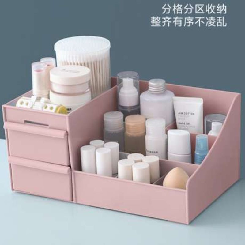 Cosmetic Storage Drawer rak kosmetik plastik Kotak tempat Penyimpanan Makeup Organizer make up Rak serbaguna