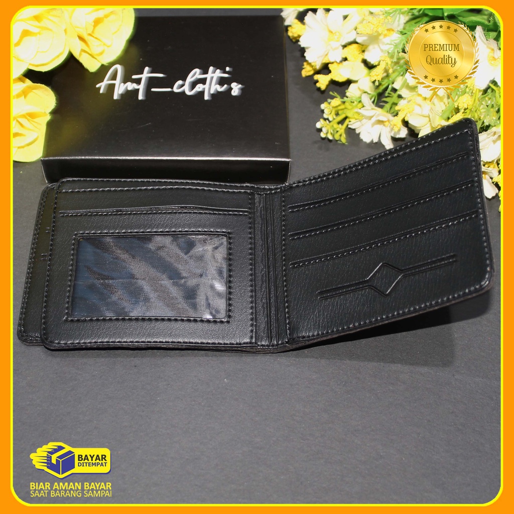 AMT Cloth's Fashion Dompet Pria Bahan Kulit sintetik