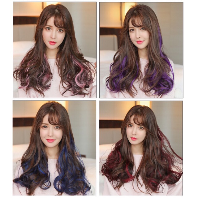 Hairclip ombre / ombre hair wavy bisa cuci catok berkualitas termurah