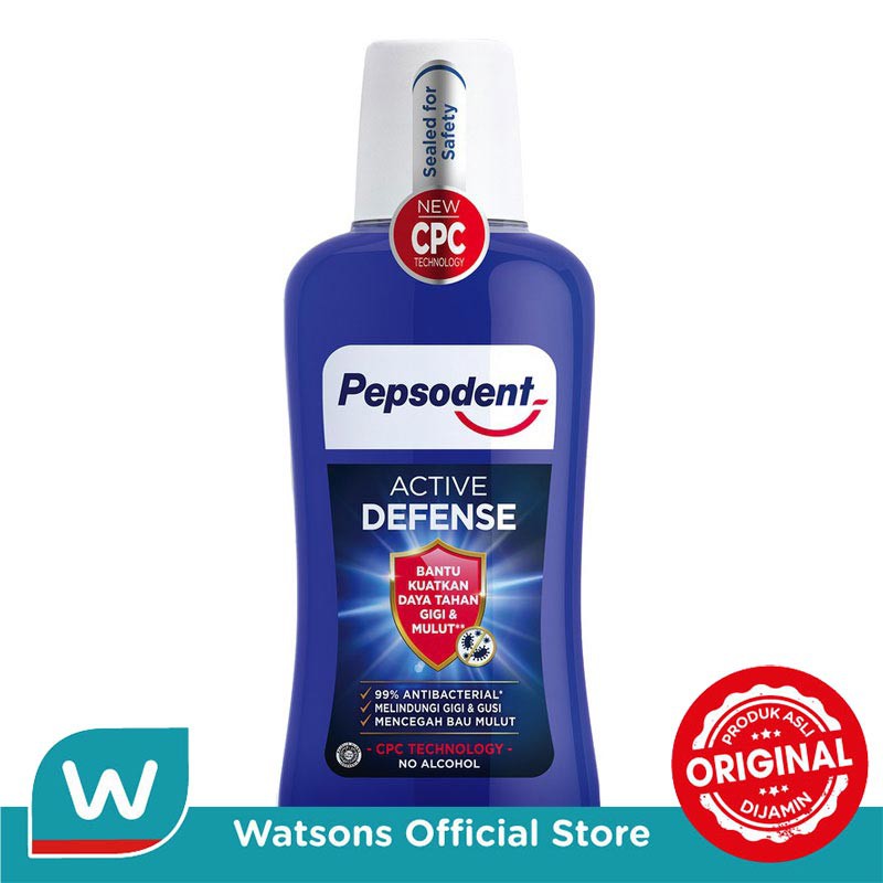 Pepsodent Mouthwash Active Defense 150ml