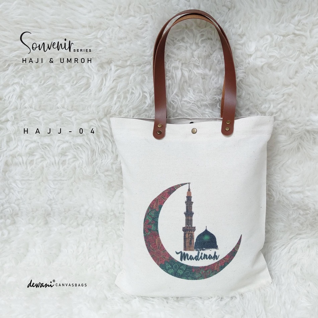 Jual Bellisima Store Totebag Kuliah Totebag Vintage Seri HAJJ 04 All