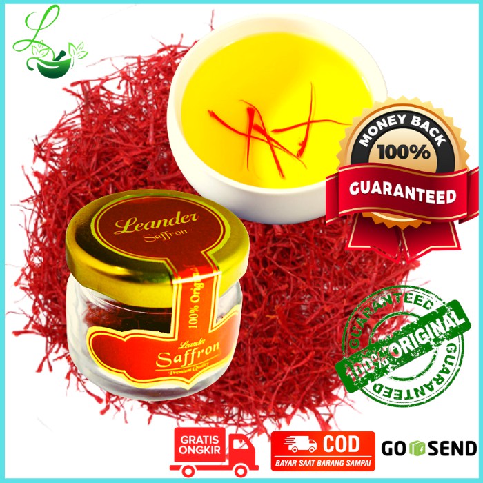 

PROMO Saffron 1 Gram Patahan patah tidak utuh premium Quality super negin ASLI Iran safron ORIGINAL